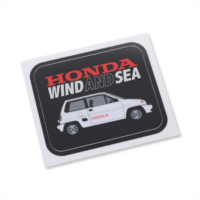 Honda公式ウェア＆グッズ オンラインショップ｜HONDA×WIND AND SEA（シティターボ）ステッカー(ブラック): ファッション雑貨