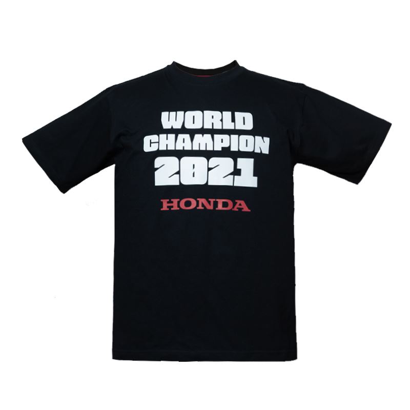 Honda Racing 2021 World Champion Tシャツ(WE DID IT TOGETHER)