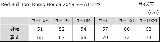 サイズ表