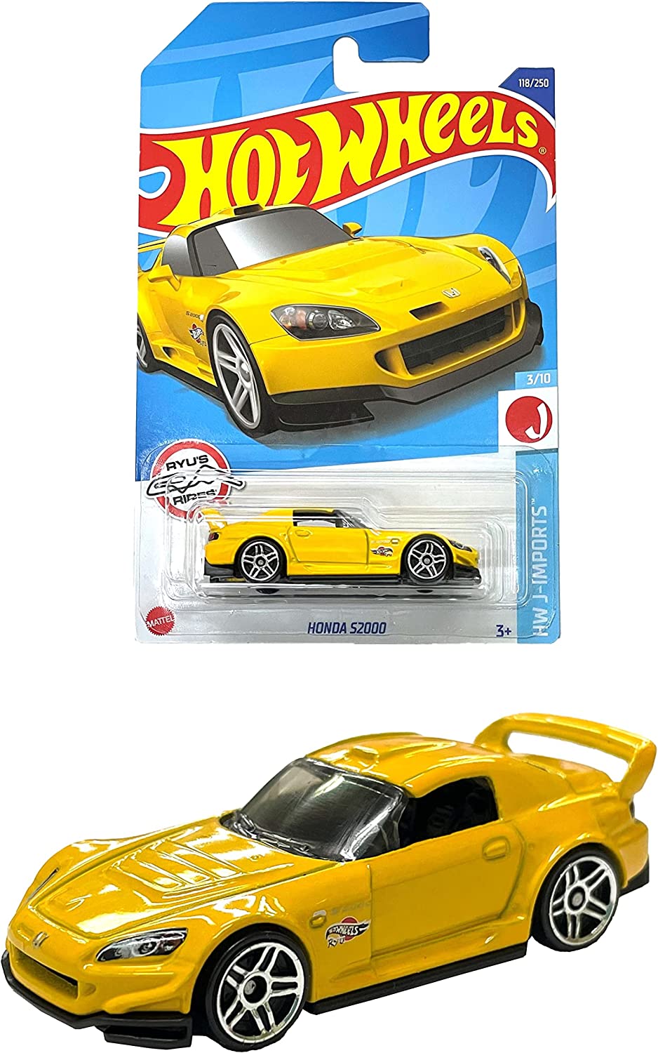 ホットウィール ベーシックカー S2000 イエロー