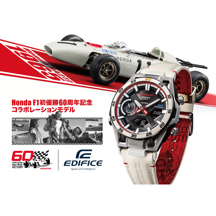 EDIFICE Honda F1���D��60���N�L�O�R���{���f�� ECB-2300HR-1AJR
