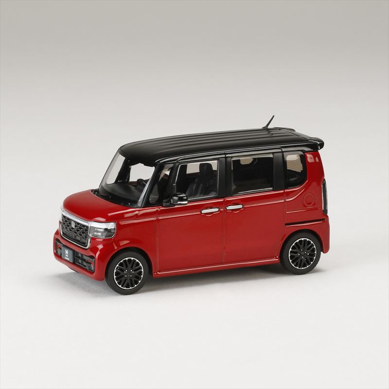 【NEW通販】非売品 HONDAディーラー特注 1/24 ホンダ N-BOX Custom カラーサンプル プレミアムゴールドパープルパール カスタム 完成品 ミニカー 乗用車