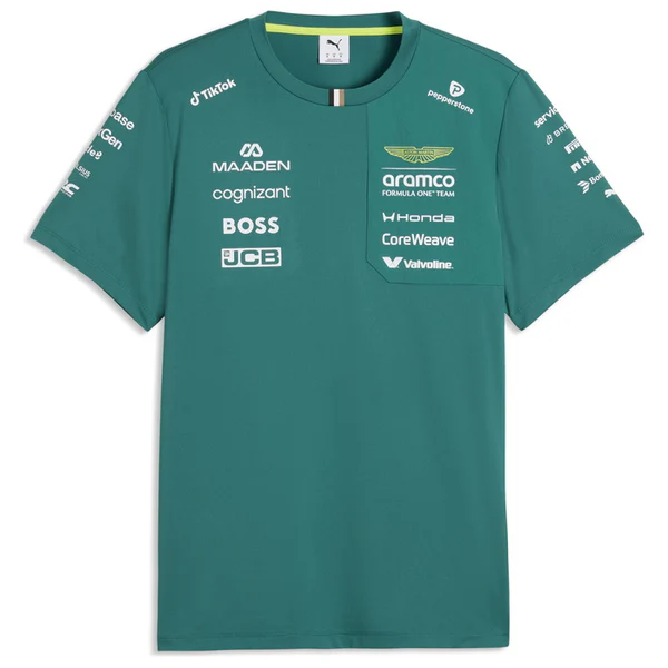 アストンマーティン アラムコ F1チーム レプリカ Tシャツ2026(メンズ)L(EU)